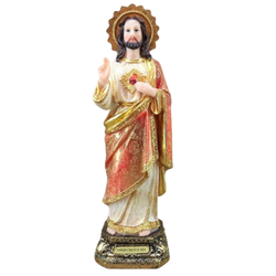 Imagem Resina - Sagrado Coração Jesus 30 cm - 10444 - Betânia Loja Católica 