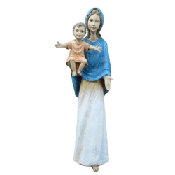 Imagem Fibra de Vidro - Nossa Senhora do Sorriso 35 cm - 4221 - Betânia Loja Católica 