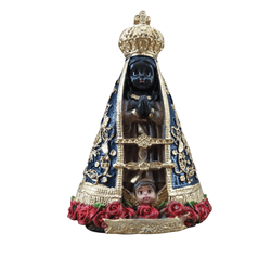 Imagem em Resina - Nossa Senhora Aparecida Baby 15 cm - 26658 - Betânia Loja Católica 