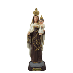 Imagem Resina - Nossa Senhora do Carmo 31 cm - 29962 - Betânia Loja Católica 