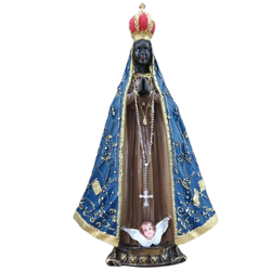 Imagem Resina - Nossa Senhora Aparecida 35 cm - 19666 - Betânia Loja Catolica 
