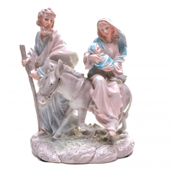 Imagem : Nossa Senhora Desterro / Sagrada Família -30 cm - 15249 - Betânia Loja Católica 