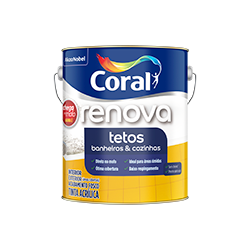 CORAL RENOVA TETOS BRANCO 3,6L - Biadola Tintas