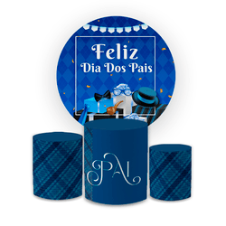 Kit Capa Painel Redondo + Trio Tema Cilindros Dia ... - Loja | Bibi Painéis