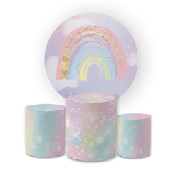 Kit Capas Painel + Trio Cilindros Tema Arco Iris C... - Loja | Bibi Painéis