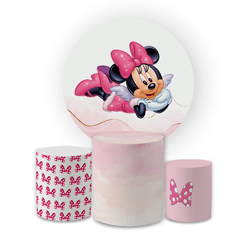 Kit Capa Painel Redondo + Trio Cilindros Decoração... - Loja | Bibi Painéis