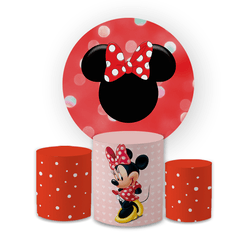 Kit Capa Painel Redondo + Trio Cilindros Decoração... - Loja | Bibi Painéis