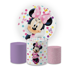 Kit Capa Painel Redondo + Trio Cilindros Decoração... - Loja | Bibi Painéis