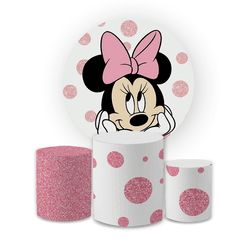Kit Capa Painel Redondo + Trio Cilindros Decoração... - Loja | Bibi Painéis