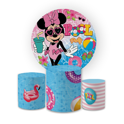 Kit Capa Painel Redondo + Trio Cilindros Decoração... - Loja | Bibi Painéis