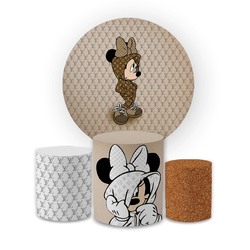 Kit Capa Painel Redondo + Trio Cilindros Decoração... - Loja | Bibi Painéis