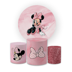 Kit Capa Painel Redondo + Trio Cilindros Decoração... - Loja | Bibi Painéis