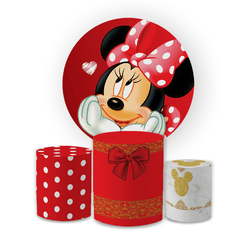 Kit Capa Painel Redondo + Trio Cilindros Decoração... - Loja | Bibi Painéis