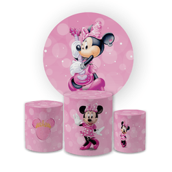 Kit Capa Painel Redondo + Trio Cilindros Decoração... - Loja | Bibi Painéis