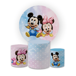 Kit Capa Painel Redondo + Trio Cilindros Decoração... - Loja | Bibi Painéis