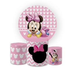 Kit Capa Painel Redondo + Trio Cilindros Decoração... - Loja | Bibi Painéis