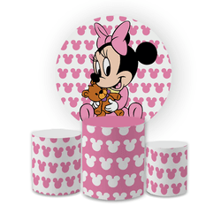 Kit Capa Painel Redondo + Trio Cilindros Decoração... - Loja | Bibi Painéis