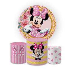 Kit Capa Painel Redondo + Trio Cilindros Decoração... - Loja | Bibi Painéis
