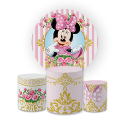 Kit Capa Painel Redondo + Trio Cilindros Decoração... - Loja | Bibi Painéis