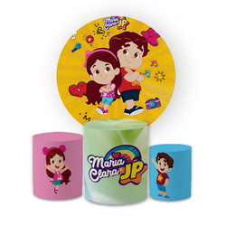 Kit Capa Painel Redondo + Trio Cilindros Decoração... - Loja | Bibi Painéis