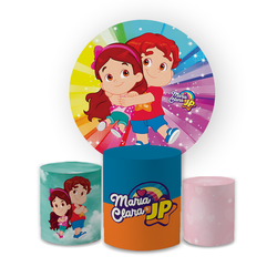 Kit Capa Painel Redondo + Trio Cilindros Decoração... - Loja | Bibi Painéis