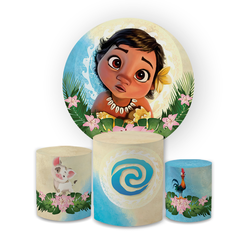 Kit Capa Painel Redondo + Trio Cilindros Decoração... - Loja | Bibi Painéis