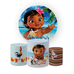 Kit Capa Painel Redondo + Trio Cilindros Decoração... - Loja | Bibi Painéis