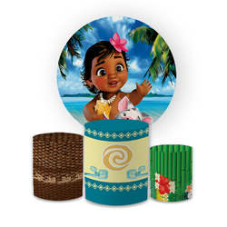 Kit Capa Painel Redondo + Trio Cilindros Decoração... - Loja | Bibi Painéis