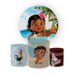 Kit Capa Painel Redondo + Trio Cilindros Decoração... - Loja | Bibi Painéis