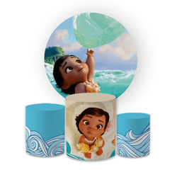 Kit Capa Painel Redondo + Trio Cilindros Decoração... - Loja | Bibi Painéis