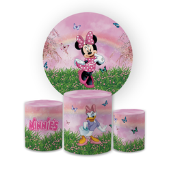 Kit Capa Painel Redondo + Trio Cilindros Decoração... - Loja | Bibi Painéis