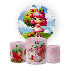 Kit Capa Painel Redondo + Trio Cilindros Decoração... - Loja | Bibi Painéis