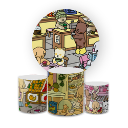Kit Capa Painel Redondo + Trio Cilindros Bobbie Go... - Loja | Bibi Painéis