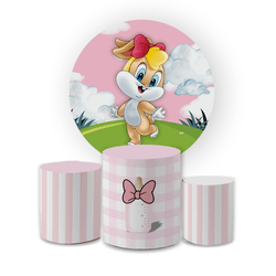 Kit Capa Painel Redondo + Trio Cilindros Decoração... - Loja | Bibi Painéis