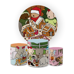 Kit Capa Painel Redondo + Trio Cilindros Bobbie Go... - Loja | Bibi Painéis