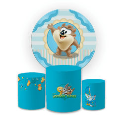 Kit Capa Painel Redondo + Trio Cilindros Decoração... - Loja | Bibi Painéis