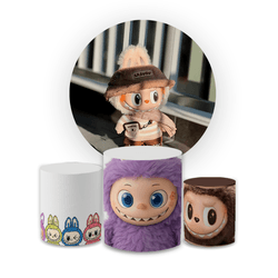 Kit Capa Painel Redondo + Trio Cilindros Decoração... - Loja | Bibi Painéis