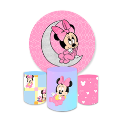 Kit Capa Painel Redondo + Trio Cilindros Decoração... - Loja | Bibi Painéis