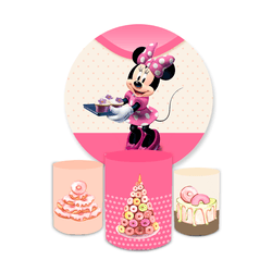 Kit Capa Painel Redondo + Trio Cilindros Decoração... - Loja | Bibi Painéis