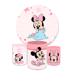 Kit Capa Painel Redondo + Trio Cilindros Decoração... - Loja | Bibi Painéis
