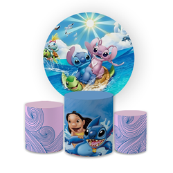 Kit Capa Painel Redondo + Trio Cilindros Decoração... - Loja | Bibi Painéis