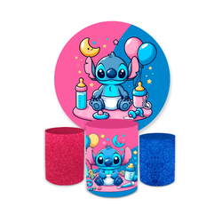 Kit Capa Painel Redondo + Trio Cilindros Decoração... - Loja | Bibi Painéis