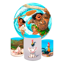 Kit Capa Painel Redondo + Trio Cilindros Decoração... - Loja | Bibi Painéis