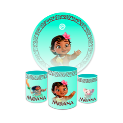 Kit Capa Painel Redondo + Trio Cilindros Decoração... - Loja | Bibi Painéis