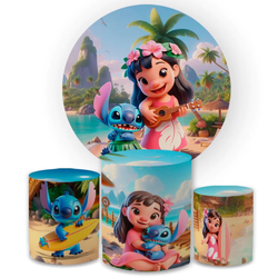 Kit Capa Painel Redondo + Trio Cilindros Decoração... - Loja | Bibi Painéis