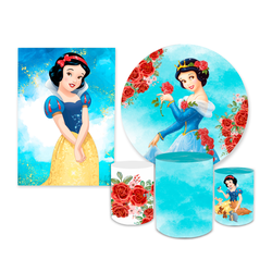 Kit Casadinho Tema Branca De Neve Azul - Loja | Bibi Painéis