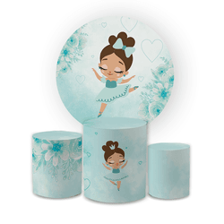 Kit Capa Painel Redondo + Trio Cilindros Decoração... - Loja | Bibi Painéis