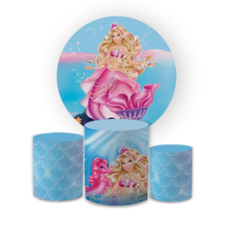 Kit Capa Painel Redondo + Trio Cilindros Decoração... - Loja | Bibi Painéis