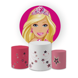 Kit Capa Painel Redondo + Trio Cilindros Decoração... - Loja | Bibi Painéis