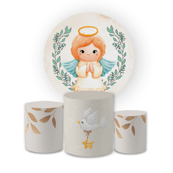 Kit Capa Painel Redondo + Trio Cilindros Decoração... - Loja | Bibi Painéis